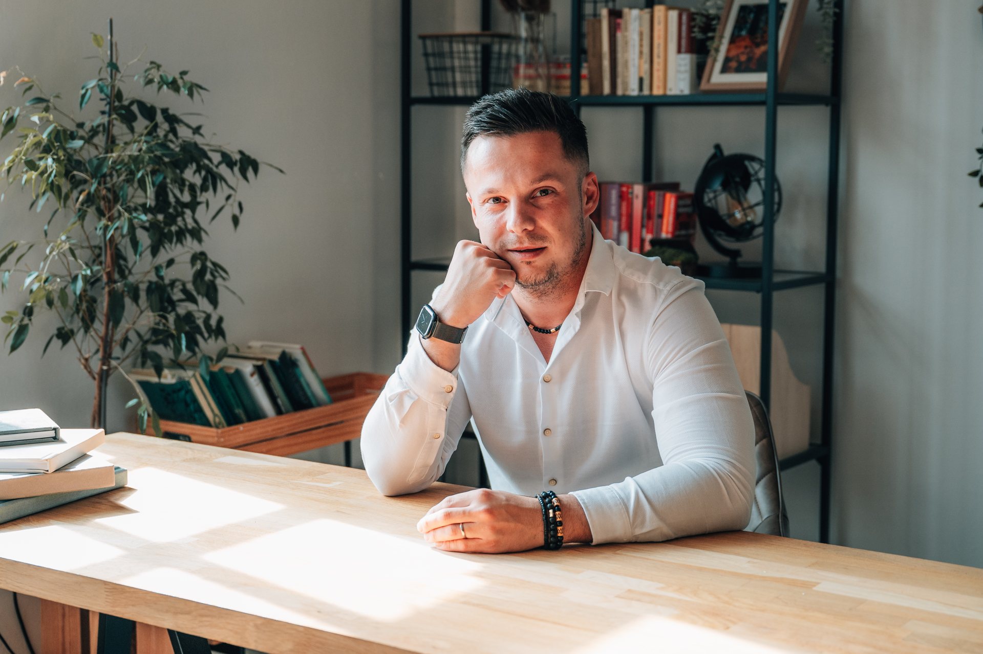 Ondřej Bartoš při osobní konzultaci